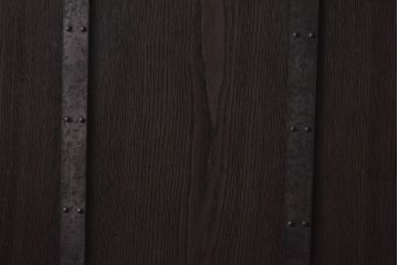 和製アンティーク　総栗材　古い金具が渋い味わいの蔵戸(板戸、引き戸、建具、玄関戸)