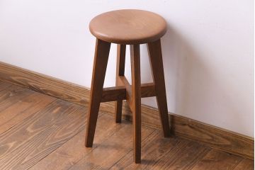 レトロ家具　昭和レトロ　柔らかな佇まいが魅力のスツール(椅子、チェア)