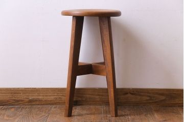 レトロ家具　昭和レトロ　柔らかな佇まいが魅力のスツール(椅子、チェア)