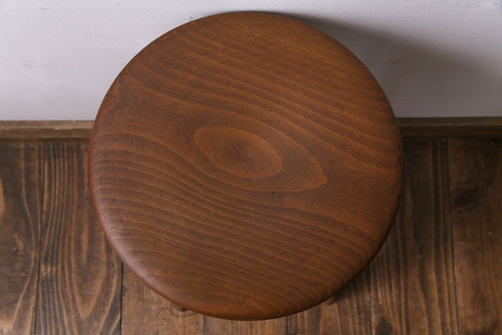レトロ家具　昭和レトロ　柔らかな佇まいが魅力のスツール(椅子、チェア)