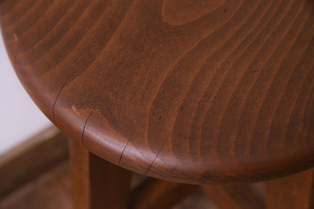 レトロ家具　昭和レトロ　柔らかな佇まいが魅力のスツール(椅子、チェア)