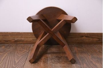 レトロ家具　昭和レトロ　柔らかな佇まいが魅力のスツール(椅子、チェア)