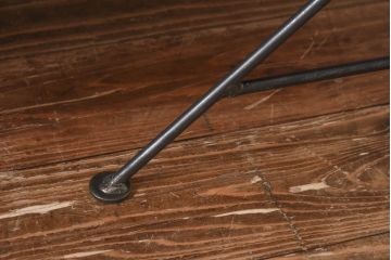 ラフジュ工房オリジナル 空間になじむ細身のアイアンラック【中】(陳列棚、飾り棚)