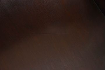 中古美品　松本民芸家具　サイドテーブルになる羽根付きの2人掛けベンチ
