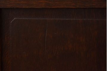 レトロ家具　大正ロマン　上手物　象嵌入り　レトロで上品なガラス収納棚(ブックケース、食器棚、飾り棚)