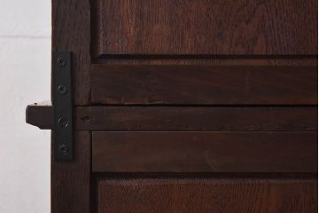 レトロ家具　大正ロマン　上手物　象嵌入り　レトロで上品なガラス収納棚(ブックケース、食器棚、飾り棚)