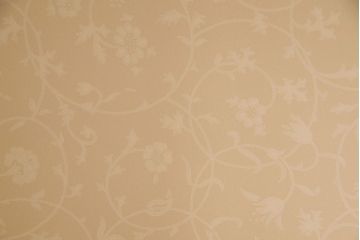 ペイント家具　壁紙が可愛らしいレトロな収納棚(キャビネット、オープンラック、本棚)