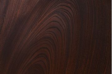 和製アンティーク　総ケヤキ材　ダイナミックな杢目が美しい板戸(窓、引き戸、建具)2枚セット