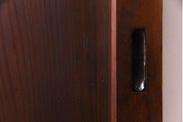 和製アンティーク　明治大正期　なめらかな木肌が美しい板戸(窓、引き戸、建具)2枚セット
