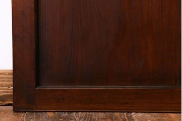 和製アンティーク　明治大正期　なめらかな木肌が美しい板戸(窓、引き戸、建具)2枚セット