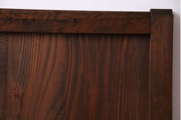 和製アンティーク　明治大正期　なめらかな木肌が美しい板戸(窓、引き戸、建具)2枚セット