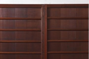 昭和初期　ヒノキ材製　きれいな木肌が品のある板戸4枚セット(引き戸、舞良戸)