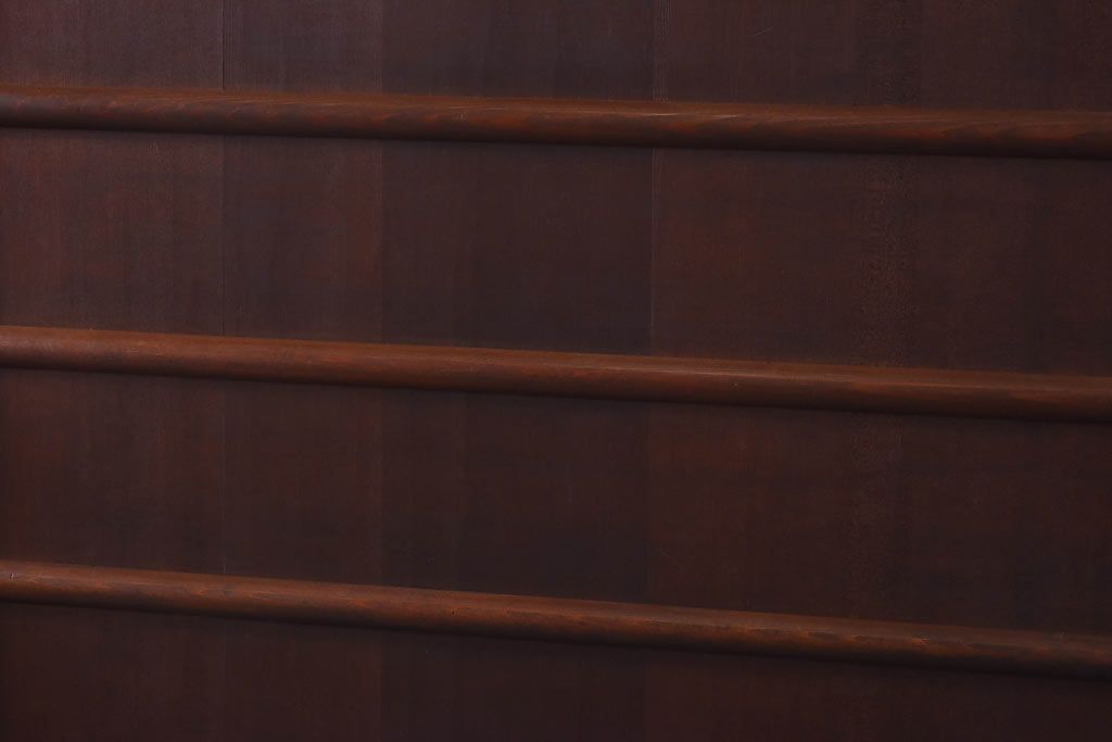 昭和初期　ヒノキ材製　きれいな木肌が品のある板戸4枚セット(引き戸、舞良戸)