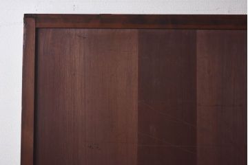 昭和初期　ヒノキ材製　きれいな木肌が品のある板戸4枚セット(引き戸、舞良戸)