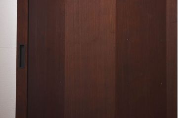 昭和初期　ヒノキ材製　きれいな木肌が品のある板戸4枚セット(引き戸、舞良戸)