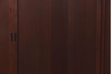 昭和初期　ヒノキ材製　きれいな木肌が品のある板戸4枚セット(引き戸、舞良戸)