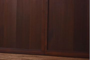 昭和初期　ヒノキ材製　きれいな木肌が品のある板戸4枚セット(引き戸、舞良戸)