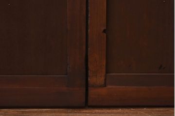 昭和初期　ヒノキ材製　きれいな木肌が品のある板戸4枚セット(引き戸、舞良戸)