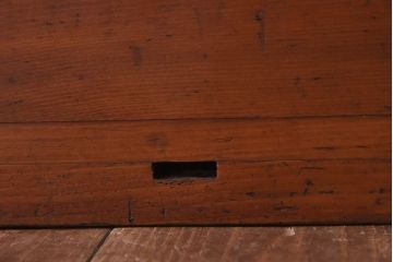 アンティーク雑貨　内面ブリキ張り　レトロな雰囲気づくりにおすすめの木箱(収納箱)