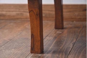 レトロ家具　昭和レトロ　シンプルなデザインの折り畳み式ローテーブル(ちゃぶ台、座卓)
