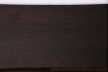天板リメイク　筑後民芸家具　重厚な佇まいの脚付き箪笥ローチェスト(衣装箪笥、テレビボード)