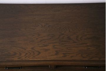美品!ビンテージ　神戸洋家具　永田良介商店　優雅な佇まいが魅力的なS型整理タンス・6段(引き出し、チェスト)(定価約41万円)
