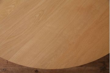 中古　CONDE HOUSE(カンディハウス)　ハカマ ダイニングラウンドテーブル(定価約40万9千円)