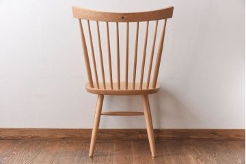 中古　CONDE HOUSE(カンディハウス)　リキウィンザーサイドチェア(ダイニングチェア、アームレスチェア、椅子)(定価約7万7千円)(1)