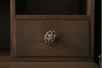 中古・希少品　神戸洋家具　永田良介商店　クリモノ付きライティングビューロー(ワークデスク、簿記机、在宅ワーク、在宅用デスク)(定価約56万円)