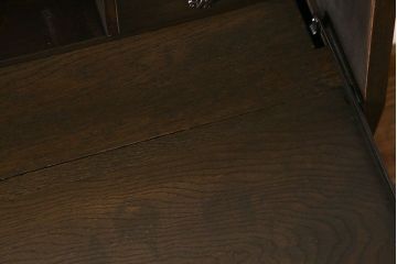 中古・希少品　神戸洋家具　永田良介商店　クリモノ付きライティングビューロー(ワークデスク、簿記机、在宅ワーク、在宅用デスク)(定価約56万円)