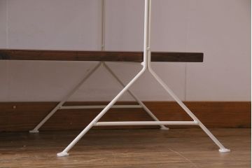 ラフジュ工房オリジナル 細身のペイントアイアンラック【大】(陳列棚、飾り棚)