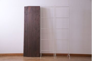 ラフジュ工房オリジナル 細身のペイントアイアンラック【大】(陳列棚、飾り棚)