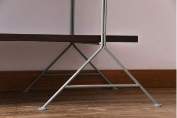 ラフジュ工房オリジナル 細身のペイントアイアンラック【小】(陳列棚、飾り棚)