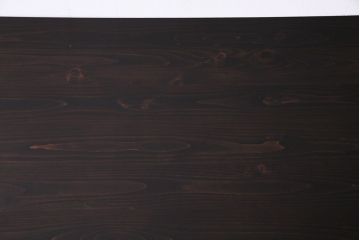 オリジナル　濃い色合いが落ち着いた雰囲気の鉄脚テーブル(ダイニングテーブル)(1)