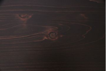 オリジナル　濃い色合いが落ち着いた雰囲気の鉄脚テーブル(ダイニングテーブル)(1)