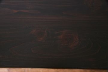 オリジナル　濃い色合いが落ち着いた雰囲気の鉄脚テーブル(ダイニングテーブル、作業台、4人掛け、6人掛け、食卓)(R-029870)(2)
