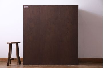 中古　伝統民芸家具　岩谷堂箪笥　三尺五寸三つ割　五段整理箪笥(チェスト、衣装箪笥、引き出し)