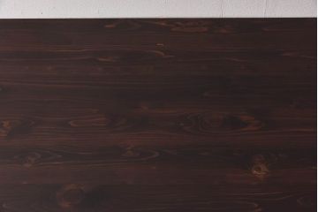 ラフジュ工房オリジナル　すっきりとした鉄脚が魅力的なペイントテーブル(ダイニングテーブル、作業台)(2)