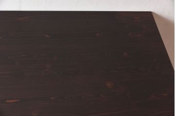 ラフジュ工房オリジナル　すっきりとした鉄脚が魅力的なペイントテーブル(ダイニングテーブル、作業台、6人掛け、4人掛け)(R-029877)(3)