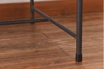 ラフジュ工房オリジナル　細身の脚が格好良い鉄脚テーブル(ダイニングテーブル、作業台)(1)