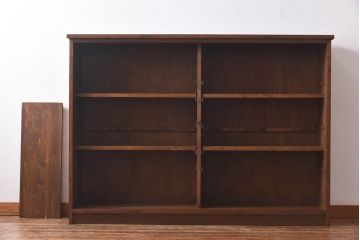 ラフジュ工房オリジナル　古い建具を活かしたガラス戸棚(食器棚、収納棚、陳列棚、キッチンボード)(1)