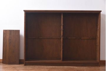 ラフジュ工房オリジナル　古い建具を活かしたガラス戸棚(食器棚、収納棚、陳列棚、キッチンボード)(1)