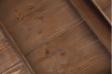 アンティーク家具　ジャンク品　明治期　渋い味わいが楽しめる三国帳場箪笥(時代箪笥、和タンス)