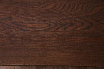 レトロ家具　昭和レトロ　栓材　和を感じる木目の角ちゃぶ台(座卓、ローテーブル)