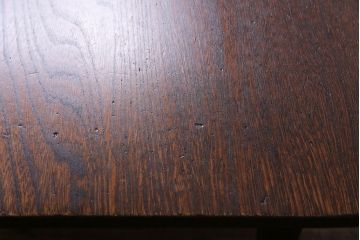 レトロ家具　昭和レトロ　栓材　和を感じる木目の角ちゃぶ台(座卓、ローテーブル)