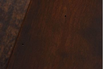 アンティーク雑貨　和製アンティーク　艶やかな質感が魅力的なくり抜きの花台(飾り台)