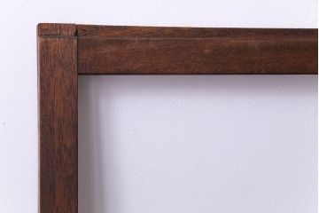 昭和レトロ　シンプルな横桟のガラス戸(窓、引き戸、建具)4枚セット