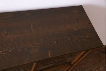 ラフジュ工房オリジナル　古い建具を活かしたガラス戸棚(食器棚、収納棚、陳列棚、キッチンボード)(3)