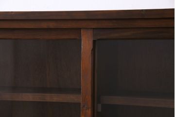 ラフジュ工房オリジナル　古い建具を活かしたガラス戸棚(食器棚、収納棚、陳列棚、キッチンボード)(3)