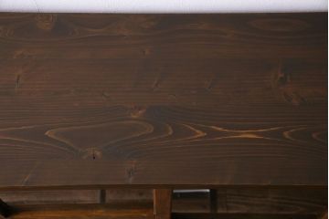 ラフジュ工房オリジナル　古い建具を活かしたガラス戸棚(食器棚、収納棚、陳列棚、キッチンボード)(3)